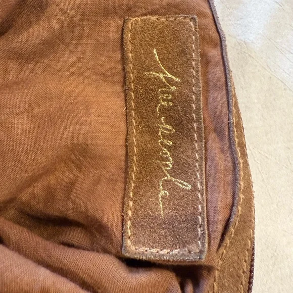 Free People Tan Suede Crossbody Bag - Picture 3 of 8
